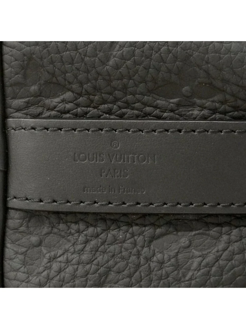 Louis Vuitton Handbag Taurillon Keepall Bandouliere 25 Black 2-Way